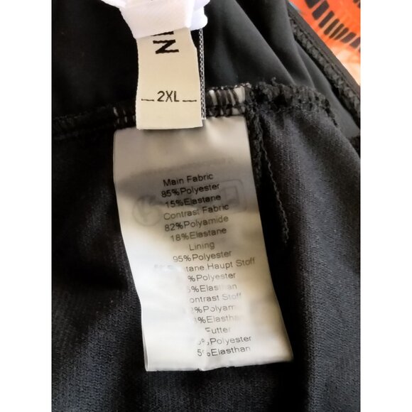 Grace Karin Tropical Print Top High-Waisted Bottom Tankini Swimsuit Set Size 2XL - Picture 9 of 10